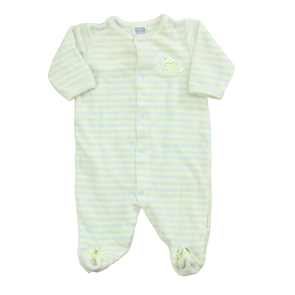 Little Me Boys Blue | White Long Sleeve Outfit size: 3 Months